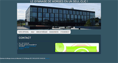 Desktop Screenshot of gymorges.educanet2.ch